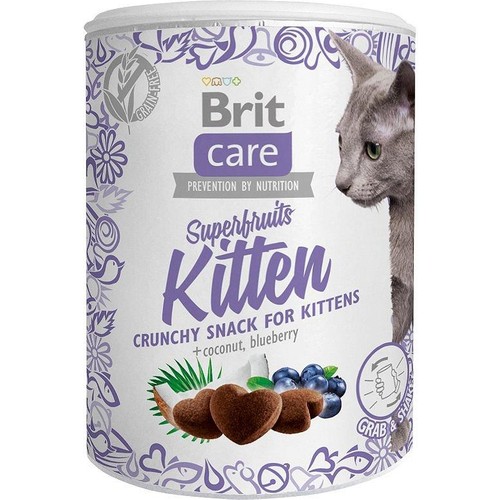 Brit Care Süper Fruits Hindistan Cevizli ve Yaban Mersinli Yavru Kedi Ödül Maması 100 Gr Brit Care Süper Fruits Hindistan Cevizli ve Yaban Mersinli Yavru Kedi Ödül Maması 100 Gr