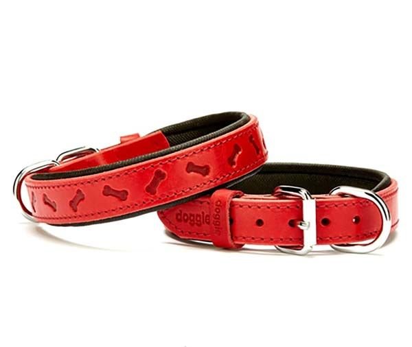 Doggie Comfort Deri Kemik Desenli Köpek Boyun Tasması Medium Kırmızı 2.5x37-45 Cm Doggie Comfort Deri Kemik Desenli Köpek Boyun Tasması Medium Kırmızı 2.5x37-45 Cm