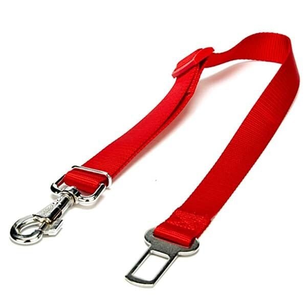 Doggie Dokuma Emniyet Kemerli Köpek Gezdirme Tasma Aparatı Medium Kırmızı 2.5x50-80 Cm Doggie Dokuma Emniyet Kemerli Köpek Gezdirme Tasma Aparatı Medium Kırmızı 2.5x50-80 Cm