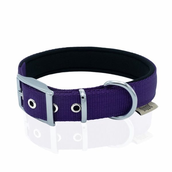 Doggie Elit Dokuma Köpek Boyun Tasması Large Mor 2.5x42-50 Cm Doggie Elit Dokuma Köpek Boyun Tasması Large Mor 2.5x42-50 Cm
