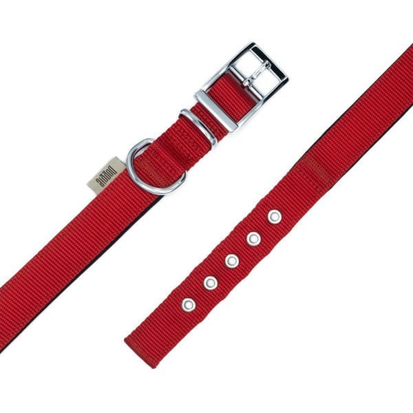 Doggie Elit Dokuma Köpek Boyun Tasması Medium Kırmızı 3x42-50 Cm Doggie Elit Dokuma Köpek Boyun Tasması Medium Kırmızı 3x42-50 Cm