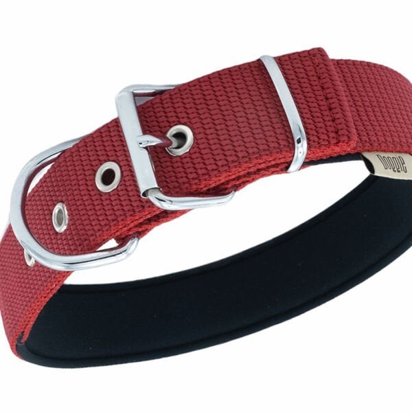 Doggie Elit Dokuma Köpek Boyun Tasması Small Kırmızı 4x47-55 Cm Doggie Elit Dokuma Köpek Boyun Tasması Small Kırmızı 4x47-55 Cm