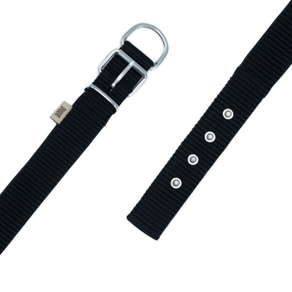 Doggie Elit Dokuma Köpek Boyun Tasması Small Siyah 4x47-55 Cm Doggie Elit Dokuma Köpek Boyun Tasması Small Siyah 4x47-55 Cm