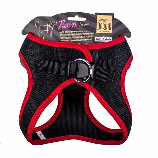 Doggie Havalı Dokuma Neon Küçük Irk Köpek Göğüs Tasması Large Kırmızı 42-48 Cm Doggie Havalı Dokuma Neon Küçük Irk Köpek Göğüs Tasması Large Kırmızı 42-48 Cm