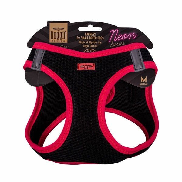Doggie Havalı Dokuma Neon Küçük Irk Köpek Göğüs Tasması Medium Pembe 38-44 Cm Doggie Havalı Dokuma Neon Küçük Irk Köpek Göğüs Tasması Medium Pembe 38-44 Cm