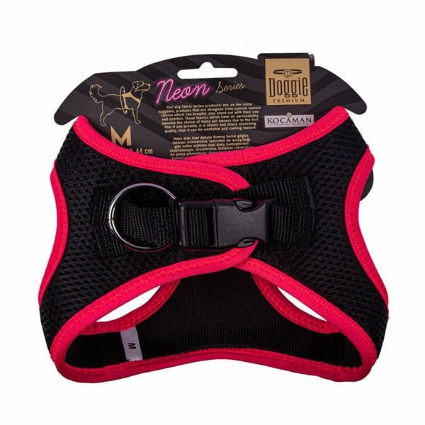 Doggie Havalı Dokuma Neon Küçük Irk Köpek Göğüs Tasması Medium Pembe 38-44 Cm Doggie Havalı Dokuma Neon Küçük Irk Köpek Göğüs Tasması Medium Pembe 38-44 Cm