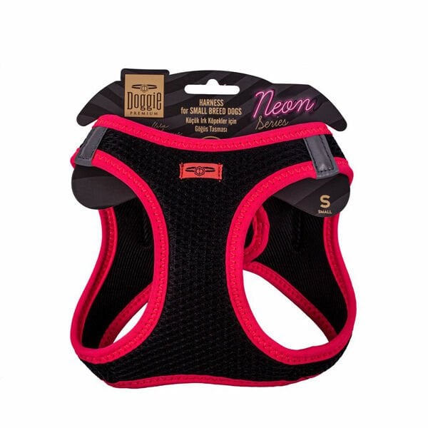 Doggie Havalı Dokuma Neon Küçük Irk Köpek Göğüs Tasması Small Pembe 32-38 Cm Doggie Havalı Dokuma Neon Küçük Irk Köpek Göğüs Tasması Small Pembe 32-38 Cm