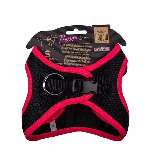 Doggie Havalı Dokuma Neon Küçük Irk Köpek Göğüs Tasması Small Pembe 32-38 Cm Doggie Havalı Dokuma Neon Küçük Irk Köpek Göğüs Tasması Small Pembe 32-38 Cm