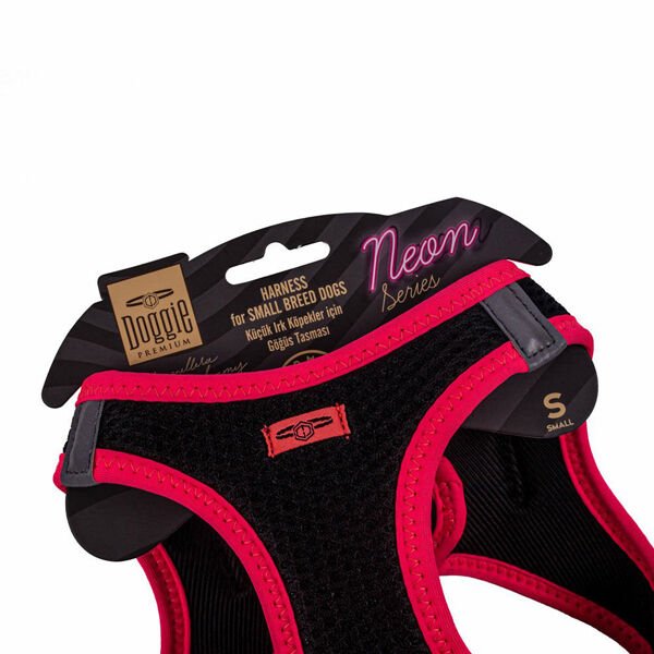 Doggie Havalı Dokuma Neon Küçük Irk Köpek Göğüs Tasması Small Pembe 32-38 Cm Doggie Havalı Dokuma Neon Küçük Irk Köpek Göğüs Tasması Small Pembe 32-38 Cm
