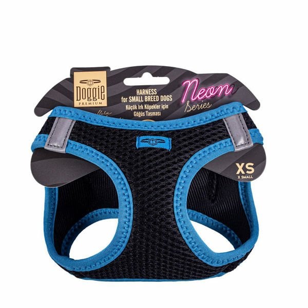 Doggie Havalı Dokuma Neon Küçük Irk Köpek Göğüs Tasması Xsmall Mavi 30-34 Cm Doggie Havalı Dokuma Neon Küçük Irk Köpek Göğüs Tasması Xsmall Mavi 30-34 Cm