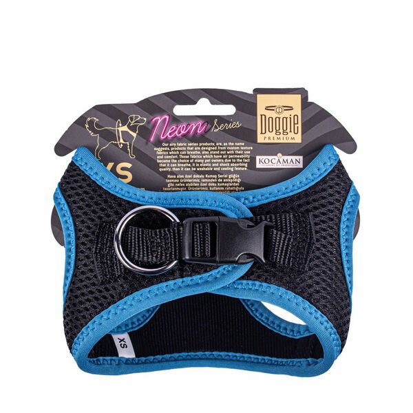 Doggie Havalı Dokuma Neon Küçük Irk Köpek Göğüs Tasması Xsmall Mavi 30-34 Cm Doggie Havalı Dokuma Neon Küçük Irk Köpek Göğüs Tasması Xsmall Mavi 30-34 Cm