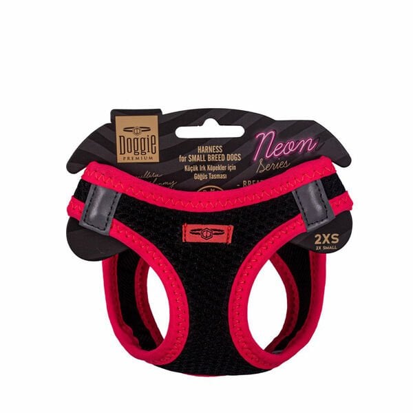 Doggie Havalı Dokuma Neon Küçük Irk Köpek Göğüs Tasması Xxsmall Pembe 26-30 Cm Doggie Havalı Dokuma Neon Küçük Irk Köpek Göğüs Tasması Xxsmall Pembe 26-30 Cm