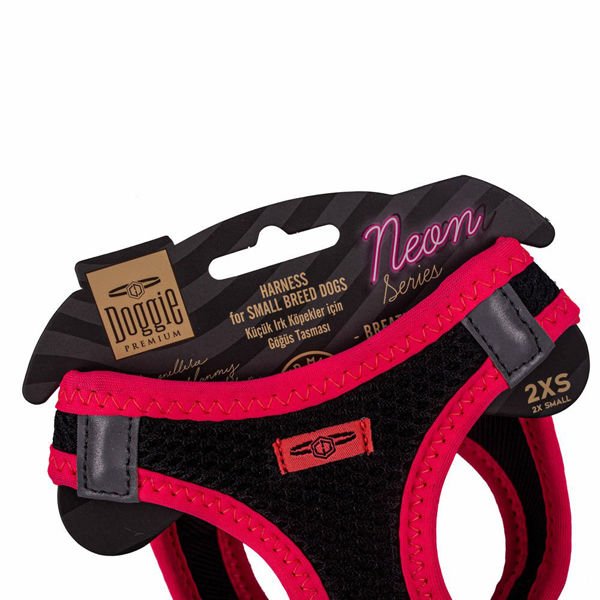 Doggie Havalı Dokuma Neon Küçük Irk Köpek Göğüs Tasması Xxsmall Pembe 26-30 Cm Doggie Havalı Dokuma Neon Küçük Irk Köpek Göğüs Tasması Xxsmall Pembe 26-30 Cm