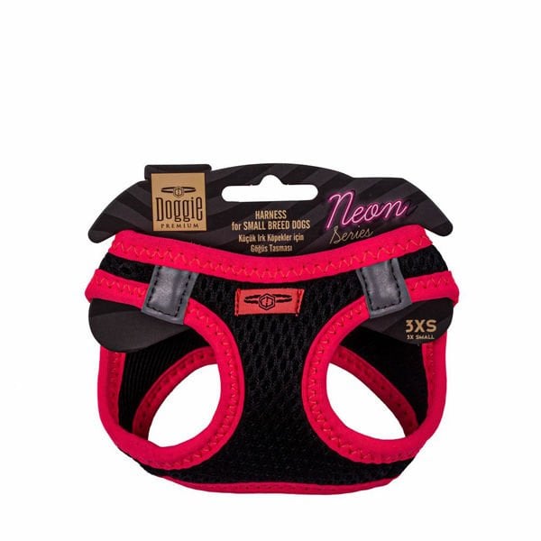 Doggie Havalı Dokuma Neon Küçük Irk Köpek Göğüs Tasması Xxxsmall Pembe 22-26 Cm Doggie Havalı Dokuma Neon Küçük Irk Köpek Göğüs Tasması Xxxsmall Pembe 22-26 Cm