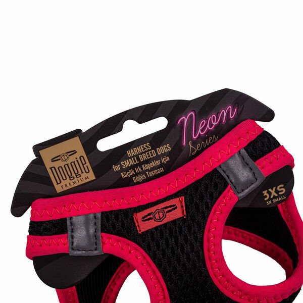 Doggie Havalı Dokuma Neon Küçük Irk Köpek Göğüs Tasması Xxxsmall Pembe 22-26 Cm Doggie Havalı Dokuma Neon Küçük Irk Köpek Göğüs Tasması Xxxsmall Pembe 22-26 Cm