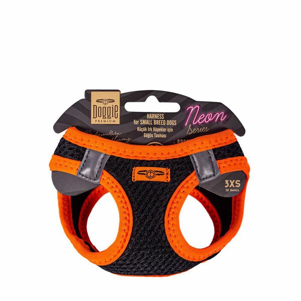 Doggie Havalı Dokuma Neon Küçük Irk Köpek Göğüs Tasması Xxxsmall Turuncu 22-26 Cm Doggie Havalı Dokuma Neon Küçük Irk Köpek Göğüs Tasması Xxxsmall Turuncu 22-26 Cm