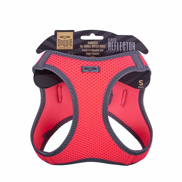 Doggie Havalı Dokuma Reflektör Küçük Irk Köpek Göğüs Tasması Small Pembe 32-38 Cm Doggie Havalı Dokuma Reflektör Küçük Irk Köpek Göğüs Tasması Small Pembe 32-38 Cm