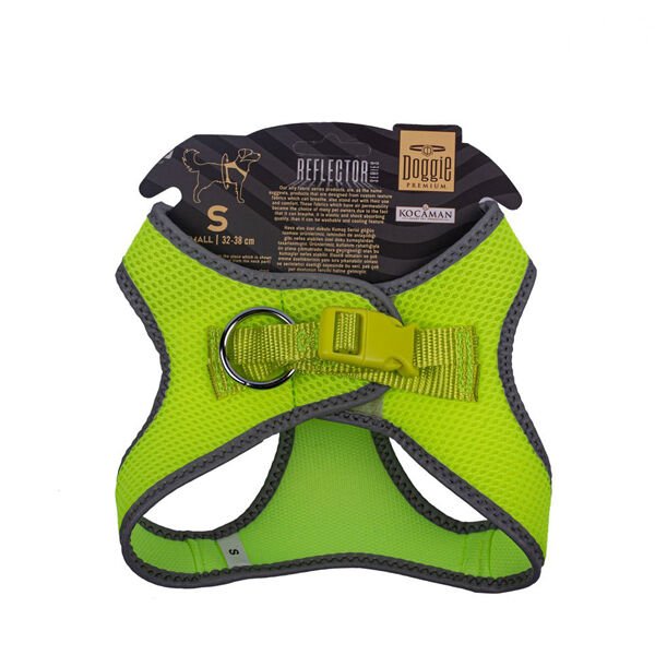 Doggie Havalı Dokuma Reflektör Küçük Irk Köpek Göğüs Tasması Small Sarı 32-38 Cm Doggie Havalı Dokuma Reflektör Küçük Irk Köpek Göğüs Tasması Small Sarı 32-38 Cm