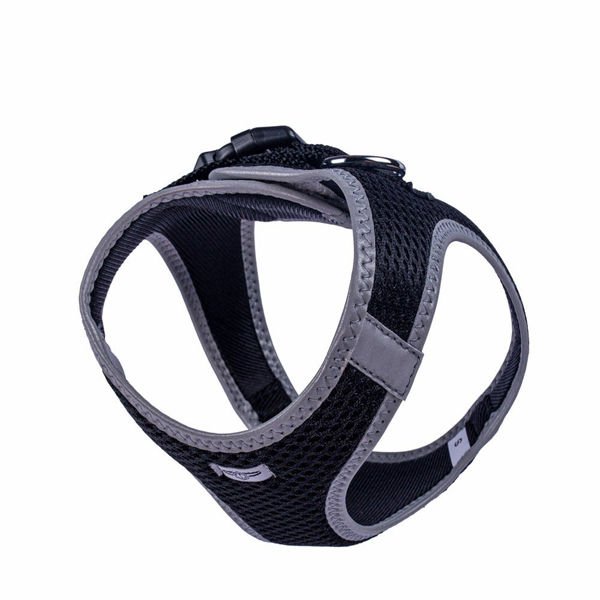 Doggie Havalı Dokuma Reflektör Küçük Irk Köpek Göğüs Tasması Small Siyah 32-38 Cm Doggie Havalı Dokuma Reflektör Küçük Irk Köpek Göğüs Tasması Small Siyah 32-38 Cm