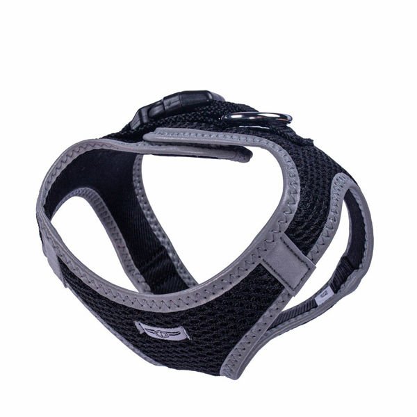 Doggie Havalı Dokuma Reflektör Küçük Irk Köpek Göğüs Tasması Xsmall Siyah 30-34 Cm Doggie Havalı Dokuma Reflektör Küçük Irk Köpek Göğüs Tasması Xsmall Siyah 30-34 Cm
