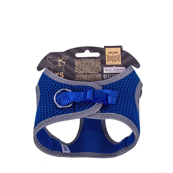 Doggie Havalı Dokuma Reflektör Küçük Irk Köpek Göğüs Tasması Xxsmall Mavi 26-30 Cm Doggie Havalı Dokuma Reflektör Küçük Irk Köpek Göğüs Tasması Xxsmall Mavi 26-30 Cm