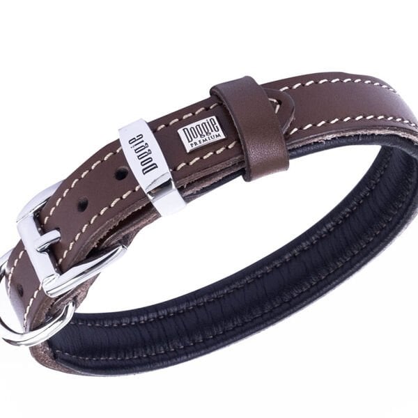 Doggie Konfor Deri Köpek Boyun Tasması Medium Kahverengi 2x35-40 Cm Doggie Konfor Deri Köpek Boyun Tasması Medium Kahverengi 2x35-40 Cm