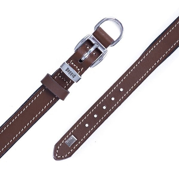 Doggie Konfor Deri Köpek Boyun Tasması Medium Kahverengi 2x35-40 Cm Doggie Konfor Deri Köpek Boyun Tasması Medium Kahverengi 2x35-40 Cm