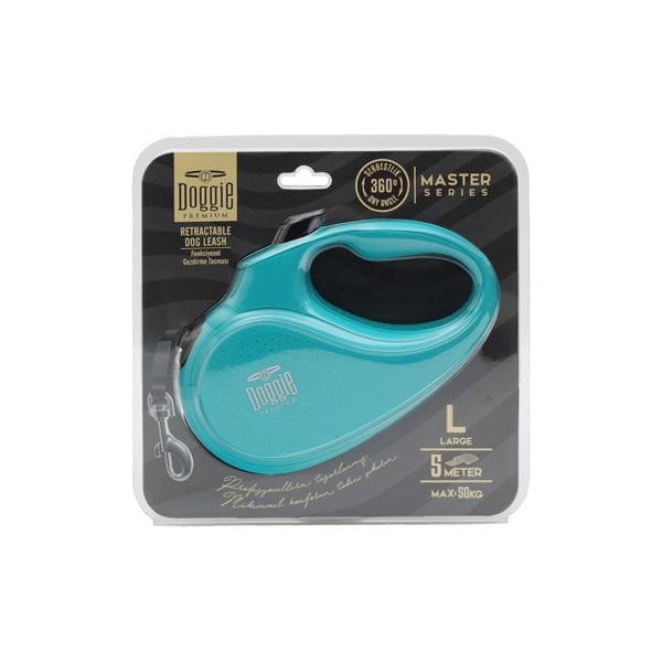 Doggie Master Otomatik Köpek Uzatma Tasması Large Açık Mavi 50 Kg 5 Mt Doggie Master Otomatik Köpek Uzatma Tasması Large Açık Mavi 50 Kg 5 Mt