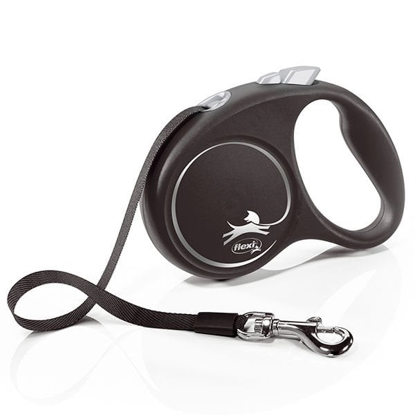 Flexi Black Design Şerit Otomatik Köpek Gezdirme Tasması Siyah Small 5 Mt Flexi Black Design Şerit Otomatik Köpek Gezdirme Tasması Siyah Small 5 Mt
