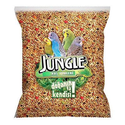 Jungle Muhabbet Kuşu Yemi Poşet 500 Gr Jungle Muhabbet Kuşu Yemi Poşet 500 Gr