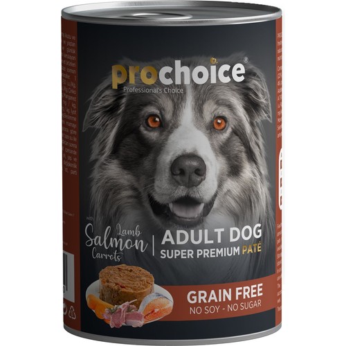 Pro Choice Adult Kuzu Somon ve Havuçlu Yetişkin Köpek Konservesi 400 Gr Pro Choice Adult Kuzu Somon ve Havuçlu Yetişkin Köpek Konservesi 400 Gr