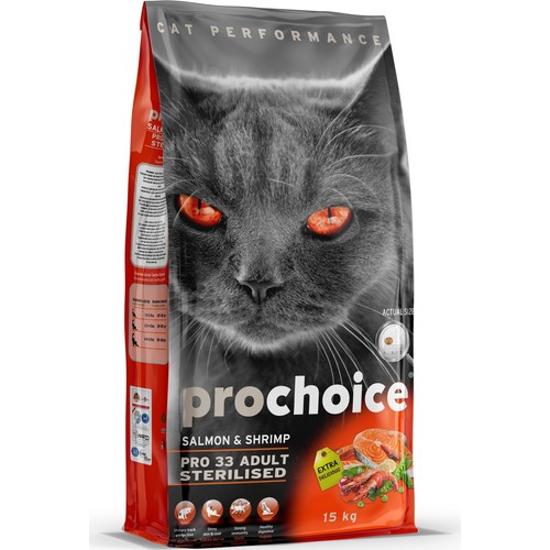Pro Choice Pro 33 Sterilised Somonlu Kısırlaştırılmış Kedi Maması 15 Kg Pro Choice Pro 33 Sterilised Somonlu Kısırlaştırılmış Kedi Maması 15 Kg