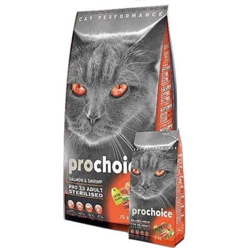 Pro Choice Pro 33 Sterilised Somonlu Kısırlaştırılmış Kedi Maması 15 Kg Pro Choice Pro 33 Sterilised Somonlu Kısırlaştırılmış Kedi Maması 15 Kg