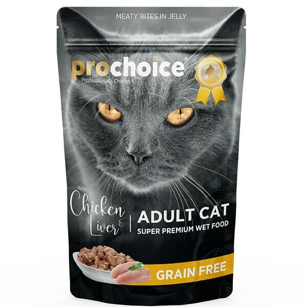 Pro Choice Tahılsız Tavuk ve Ciğerli Yetişkin Konserve Kedi Maması 85 Gr Pro Choice Tahılsız Tavuk ve Ciğerli Yetişkin Konserve Kedi Maması 85 Gr